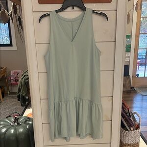 A New Day Soft Green V-Neck Top